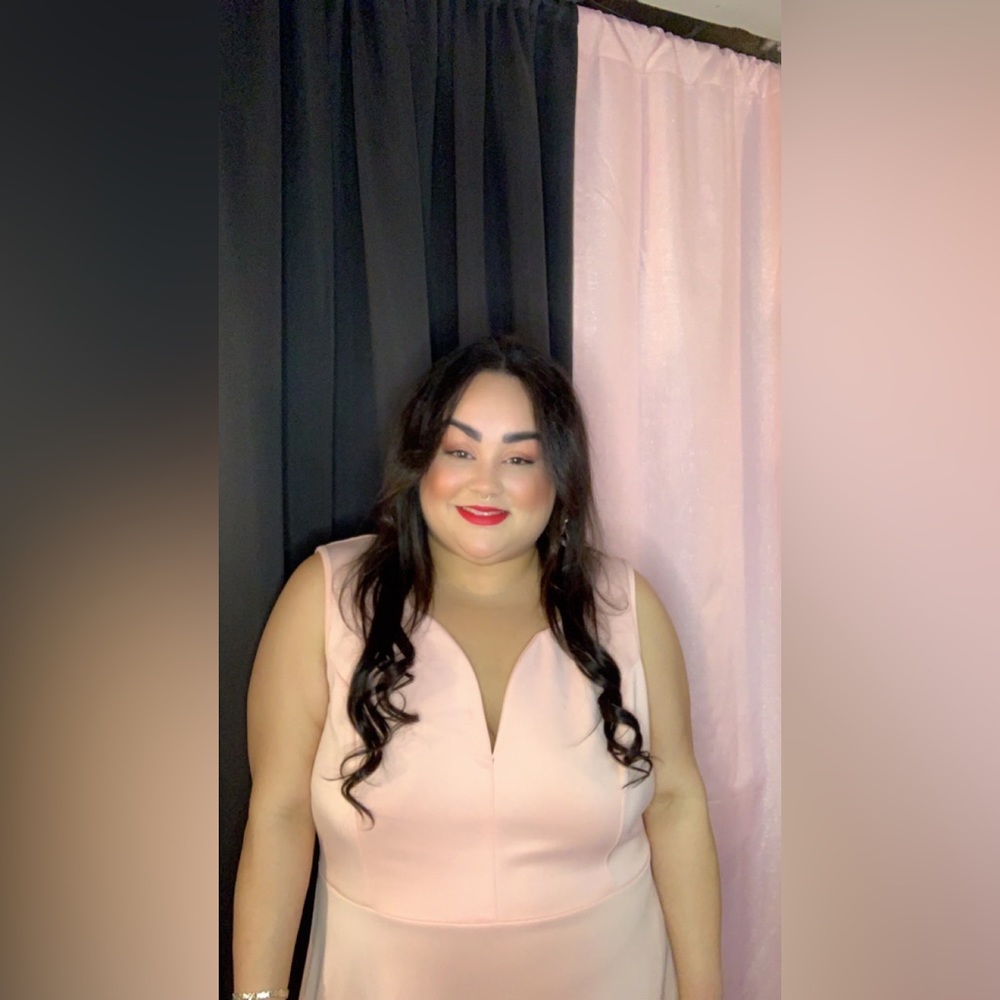 Pink dress , 3x